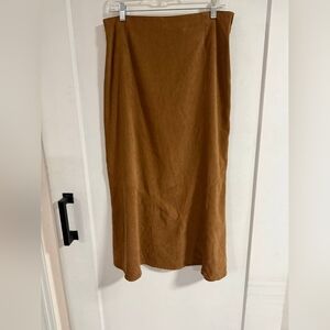 White Stag Brown Midi Skirt